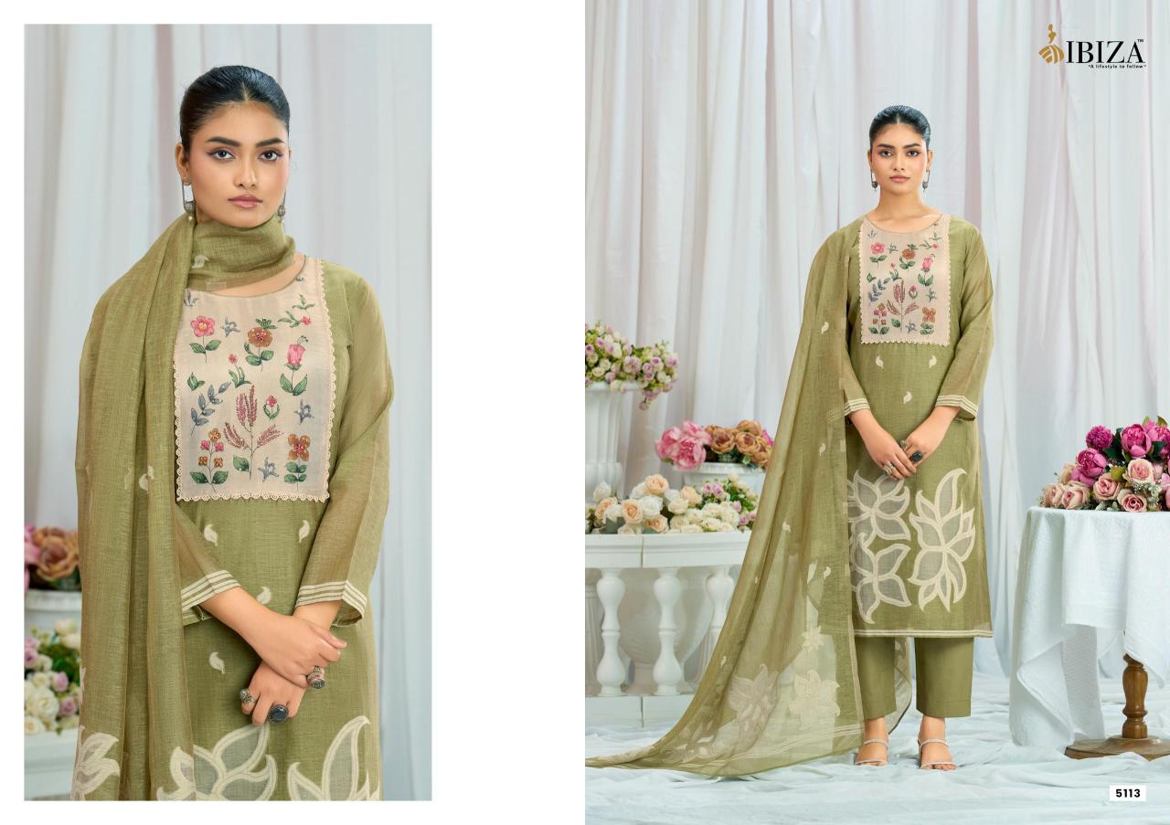 Ibiza chilman designer dress materials wholesale in mumbai